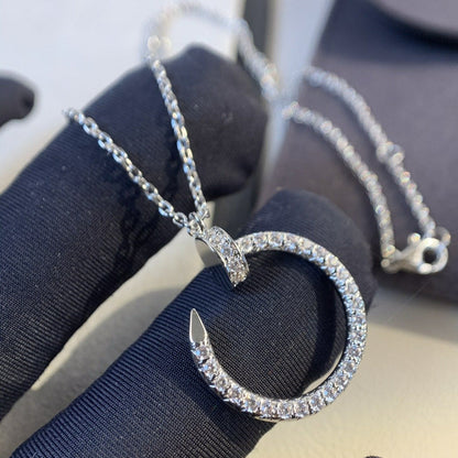 [Kincade Jewelery]JUSTE NECKLACE SILVER DIAMONDS