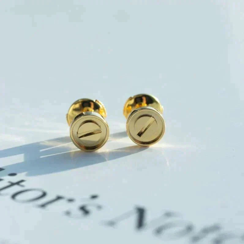 [Kincade Jewelery]LOVE EARRINGS GOLD 10MM