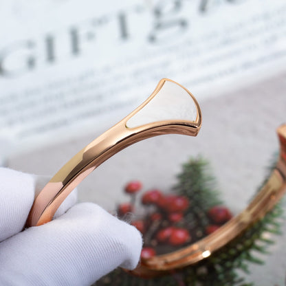 [Kincade Jewelery]DREAM BRACELET OPEN PINK GOLD MOP DIAMOND