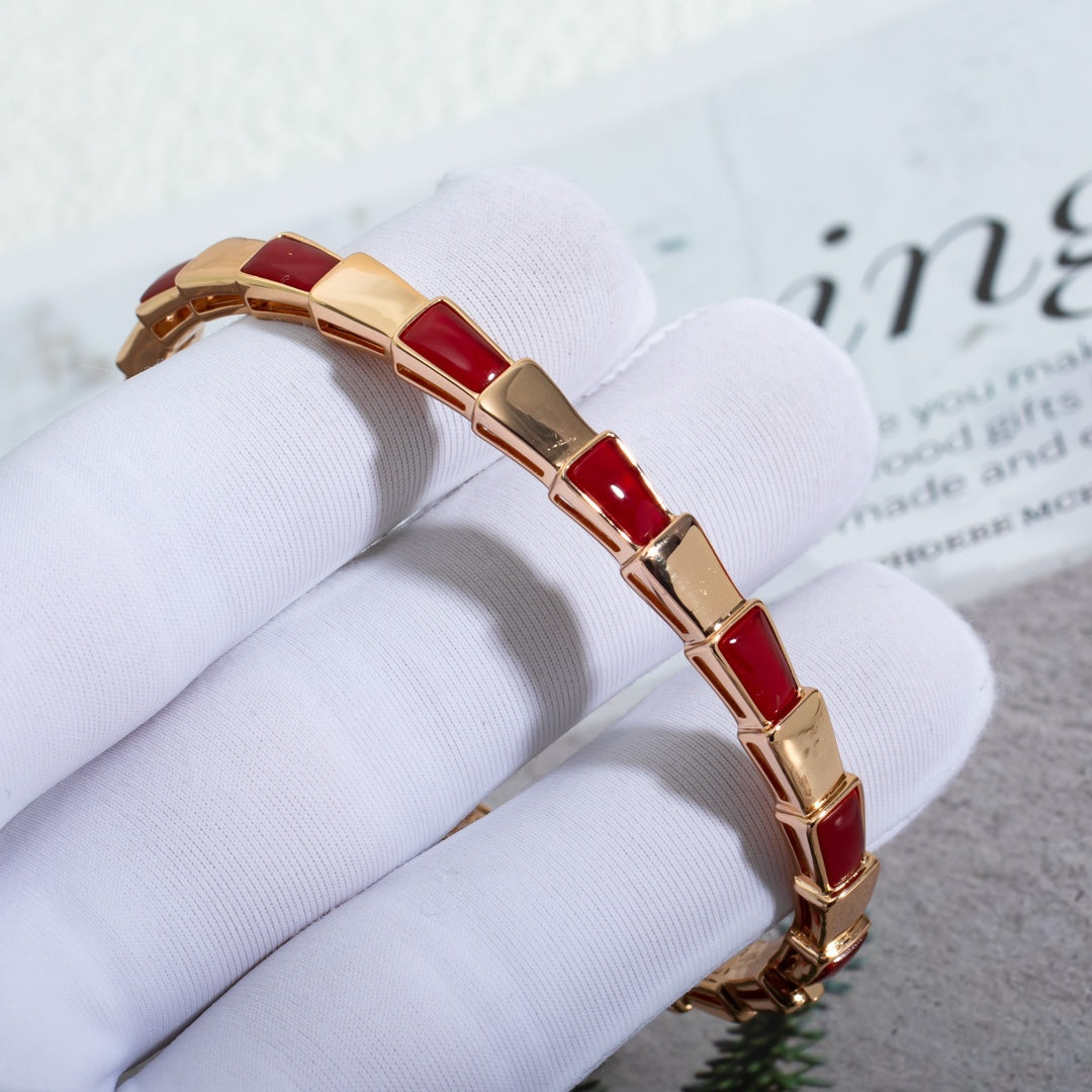[Kincade Jewelery]SERPENTI BRACELET PINK GOLD RUBELLITE