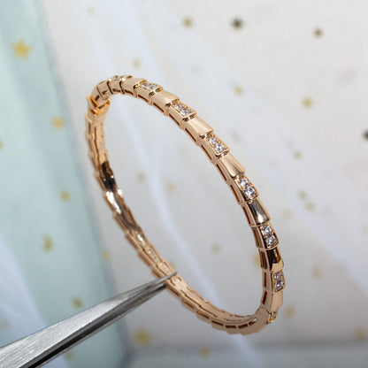 [Kincade Jewelery]SERPENTI BRACELET PINK GOLD DIAMOND