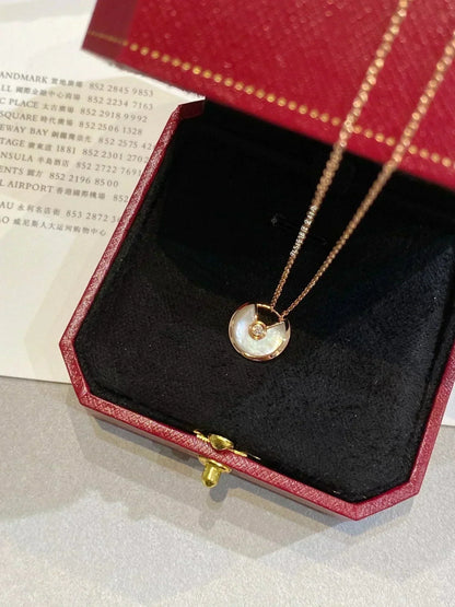 [Kincade Jewelery]AMULETTE ROSE GOLD MOP NECKLACE