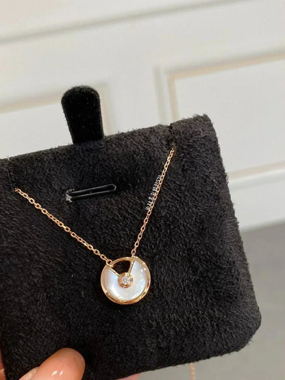 [Kincade Jewelery]AMULETTE ROSE GOLD MOP NECKLACE