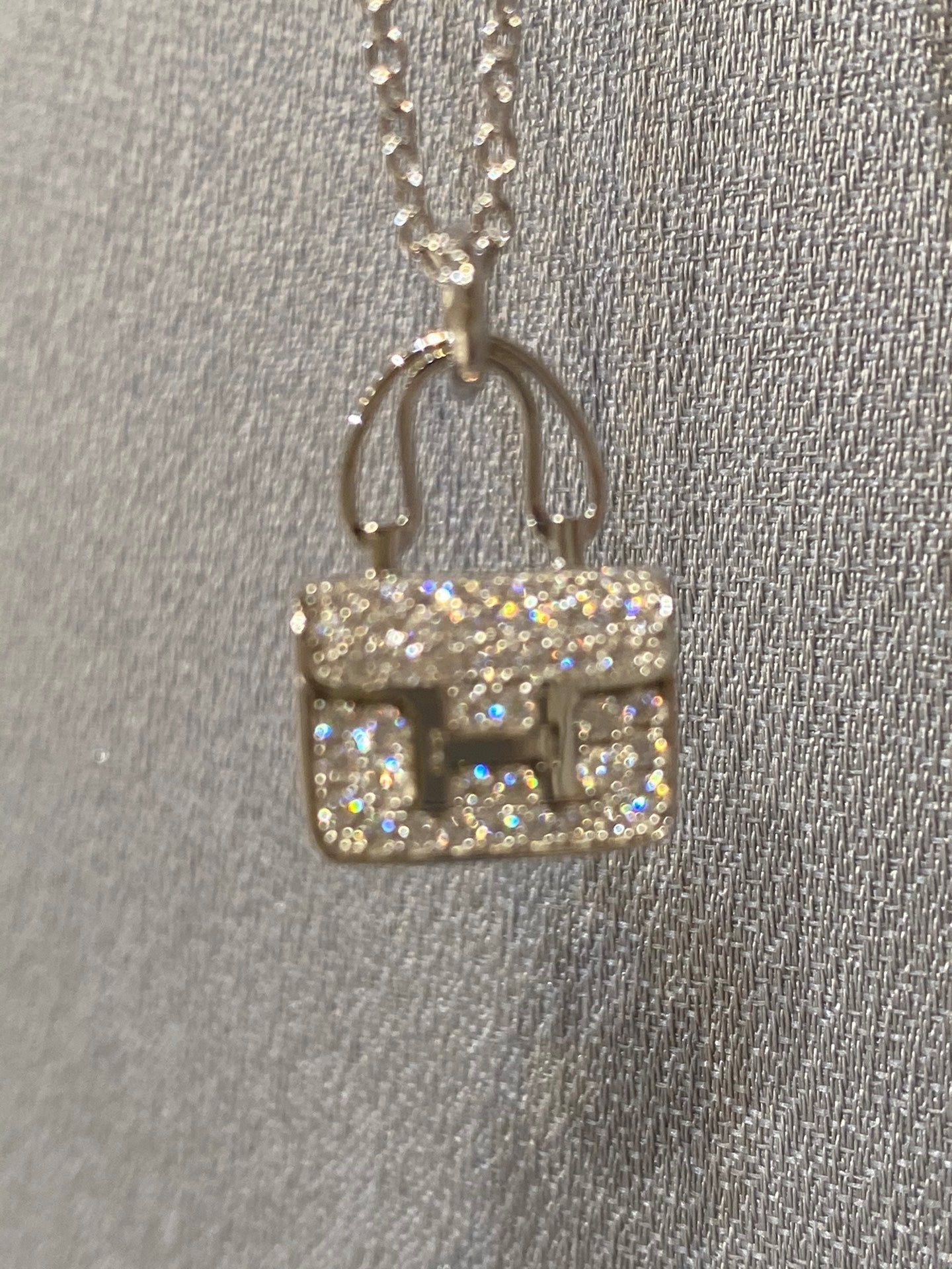 [Kincade Jewelery]CONSTANCE PEDANT DIAMOND NECKLACE