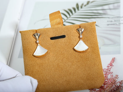 [Kincade Jewelery]DREAM MOP PINK GOLD EARRINGS