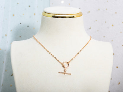 [Kincade Jewelery]ECHAPPEE NECKLACE PINK GOLD