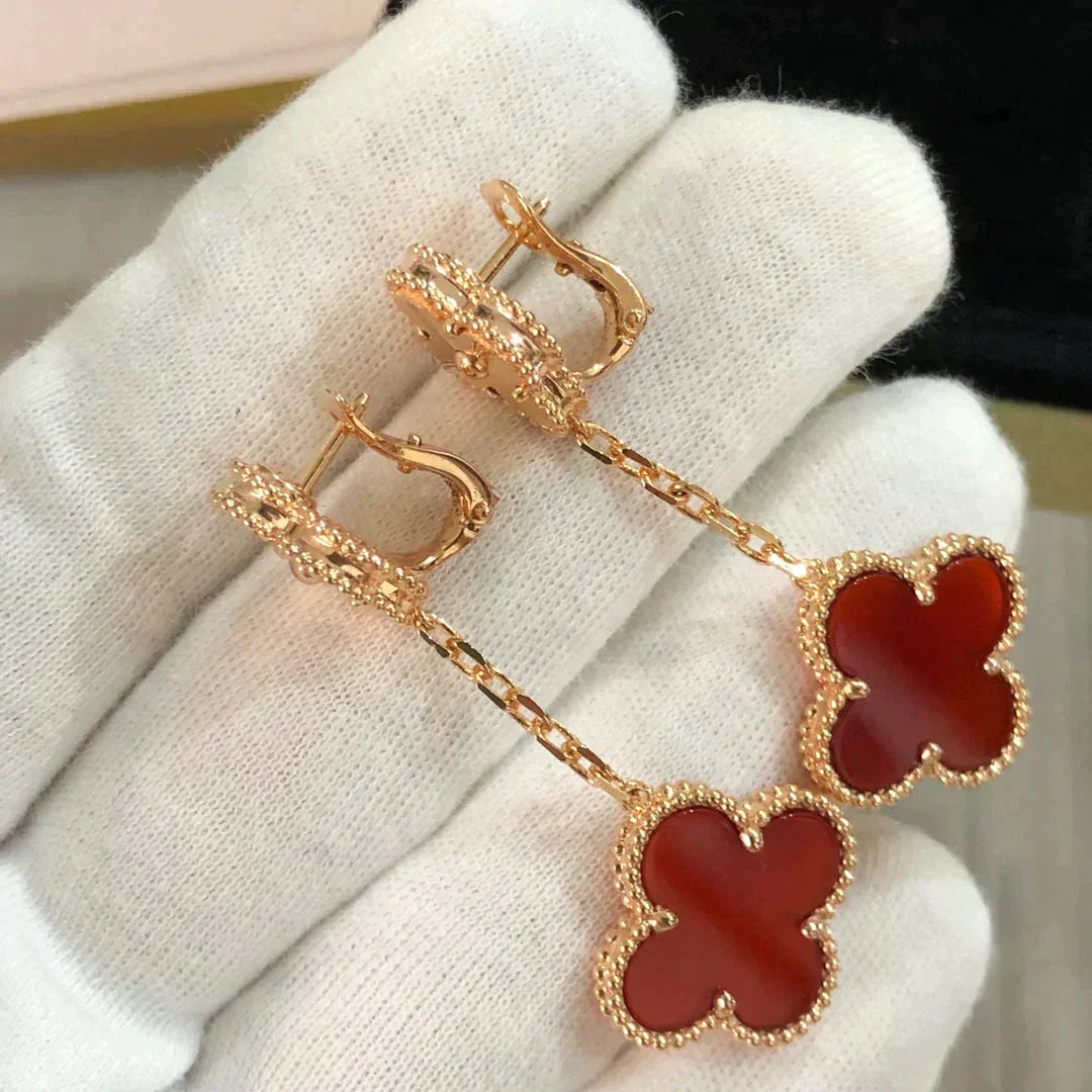 [Kincade Jewelery]Kincade 2 MOTIF  LASER CARNELIAN EARRINGS