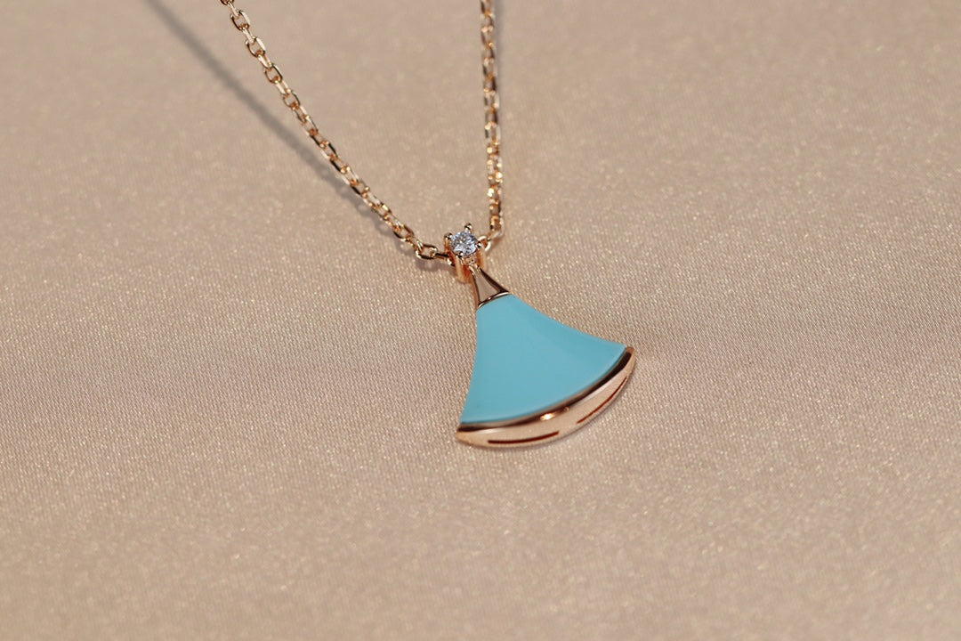 [Kincade Jewelery]DREAM NECKLACE TURQUOISE PINK GOLD