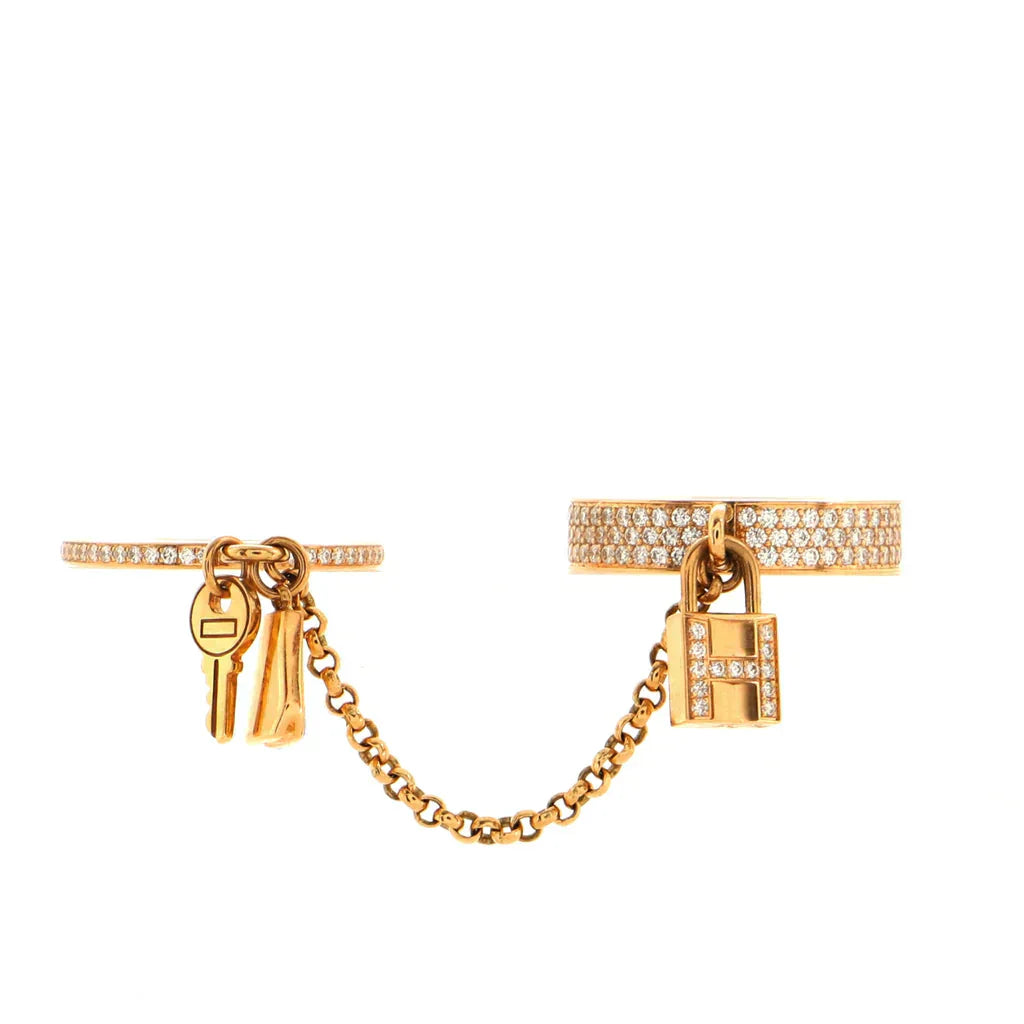 [Kincade Jewelery]HM KELLY CLOCHETTE DOUBLE RING IN  WITH DIAMONDS