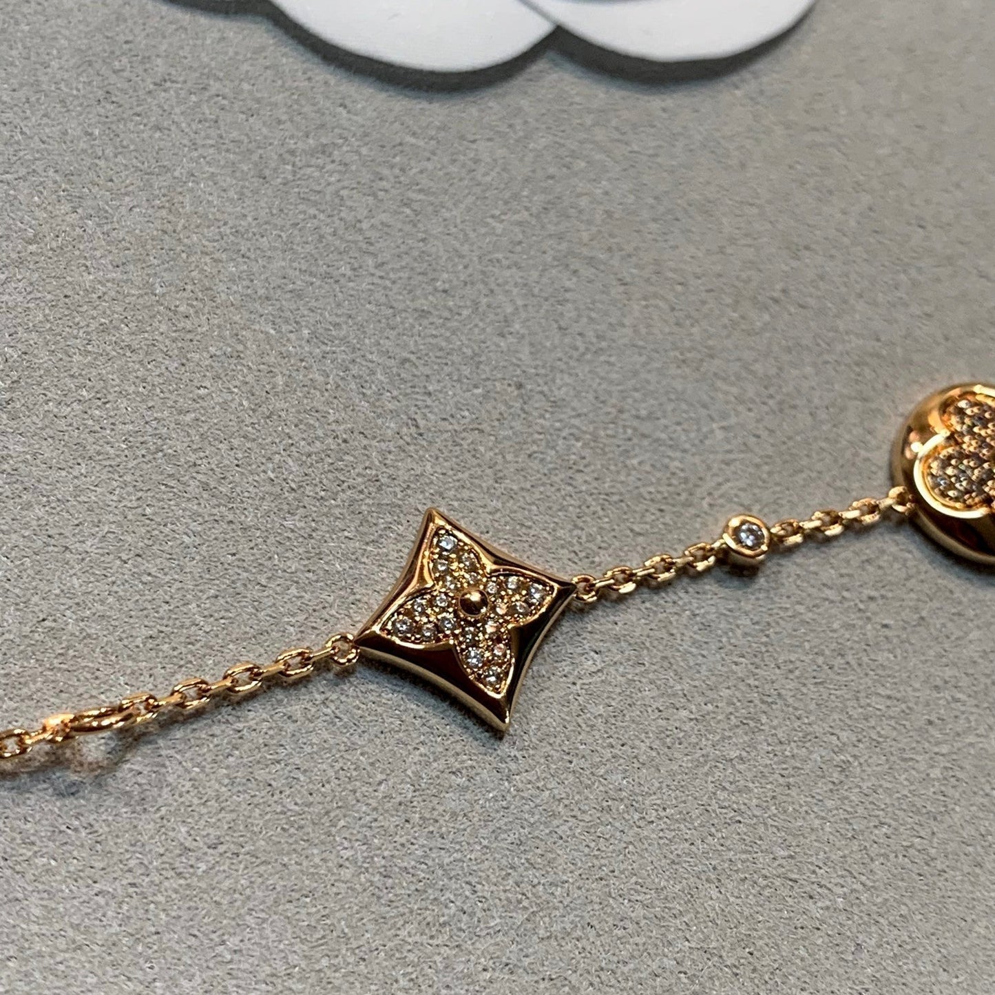 [Kincade Jewelery]STAR AND SUN 4 MOTIFS GOLD DIAMONDS BRACELET