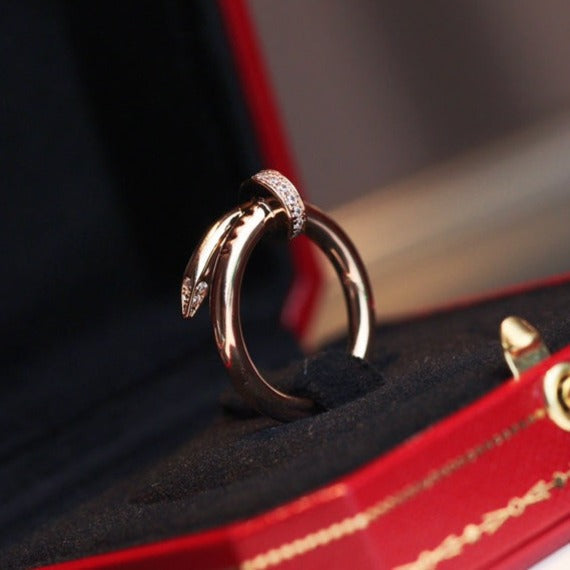 [Kincade Jewelery]JUSTE RING 2.65MM PINK GOLD DIAMOND