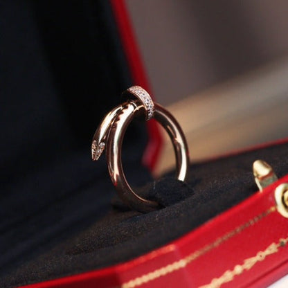 [Kincade Jewelery]JUSTE RING 2.65MM PINK GOLD DIAMOND