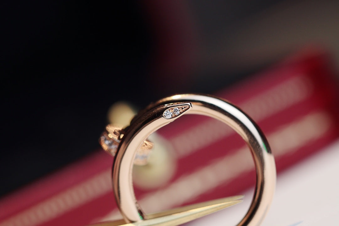 [Kincade Jewelery]JUSTE RING 2.65MM PINK GOLD DIAMOND