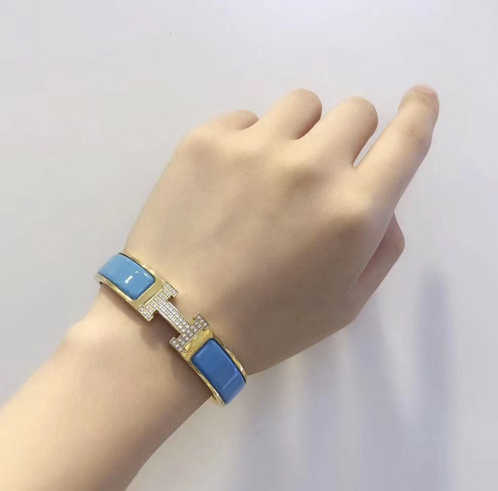 [Kincade Jewelery]H CLOUD BLUE BRACELET GOLD DIAMOND