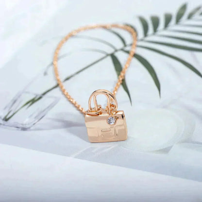 [Kincade Jewelery]AMULETTE PEDANT ROSE GOLD NECKLACE