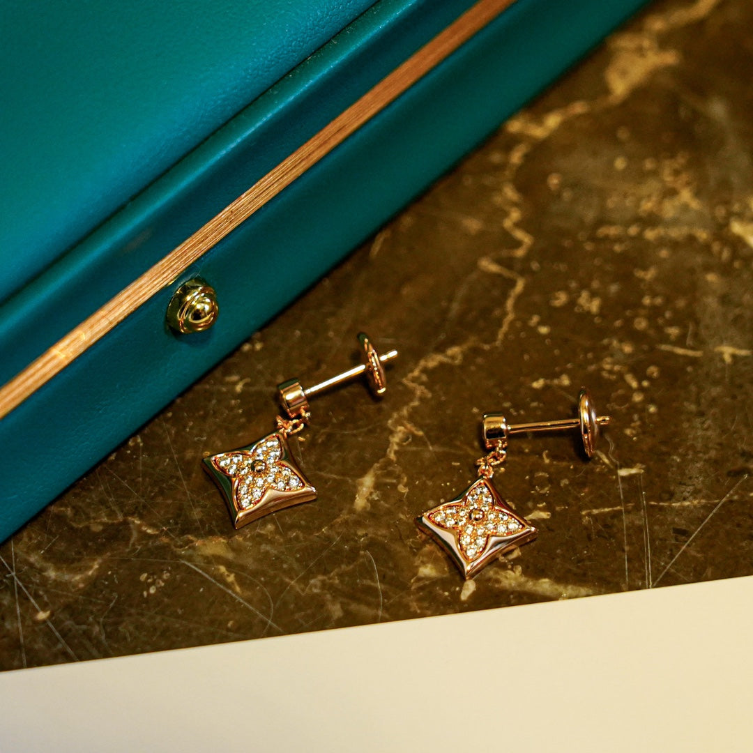 [Kincade Jewelery]STAR DIAMONDS EARRINGS GOLD