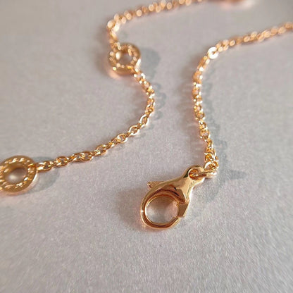 [Kincade Jewelery]ZERO 1 NECKLACE PINK GOLD