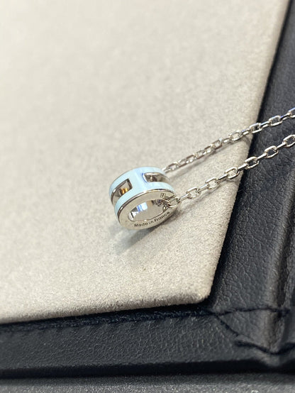[Kincade Jewelery]POP H LIGHT BLUE NECKLACE