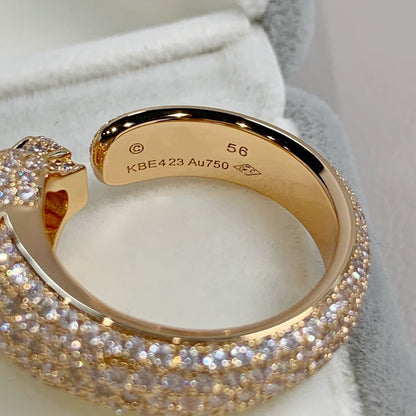 [Kincade Jewelery]PANTHERE PINK GOLD DIAMOND RING