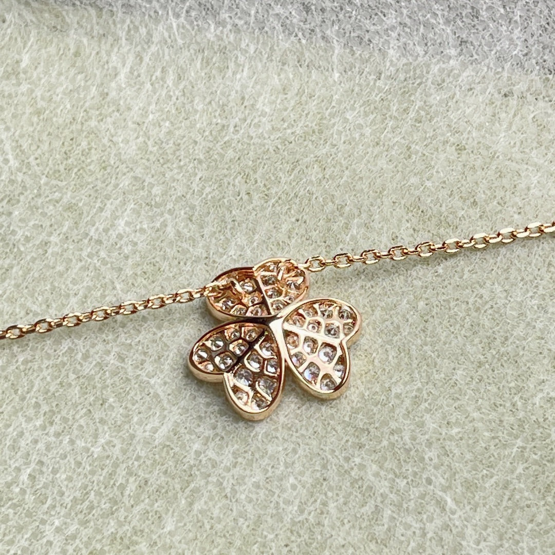 [Kincade Jewelery]FLOWER DIAMOND NECKLACE