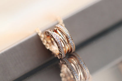 [Kincade Jewelery]ZERO 1 PINK GOLD NECKLACE