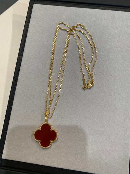 [Kincade Jewelery]Kincade 25MM NECKLACE GOLD CARNELIAN