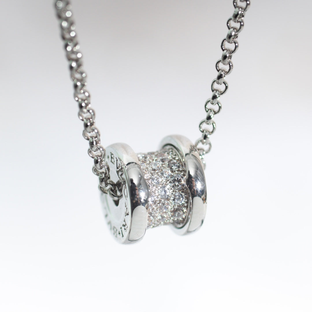 [Kincade Jewelery]ZERO 1 SILVER DIAMOND NECKLACE