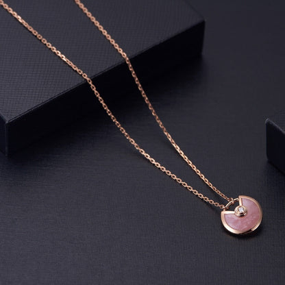 [Kincade Jewelery]AMULETTE ROSE GOLD PINK MOP NECKLACE