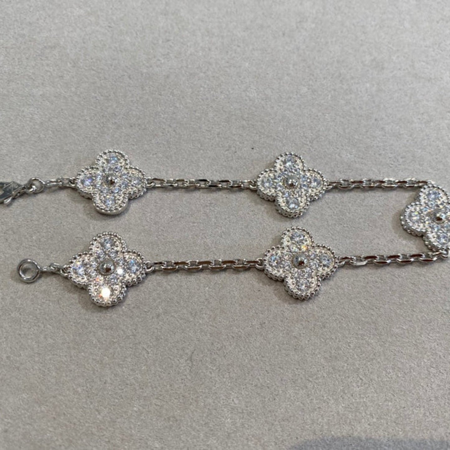 [Kincade Jewelery]Kincade 5 MOTIFS  DIAMOND BRACELET SILVER