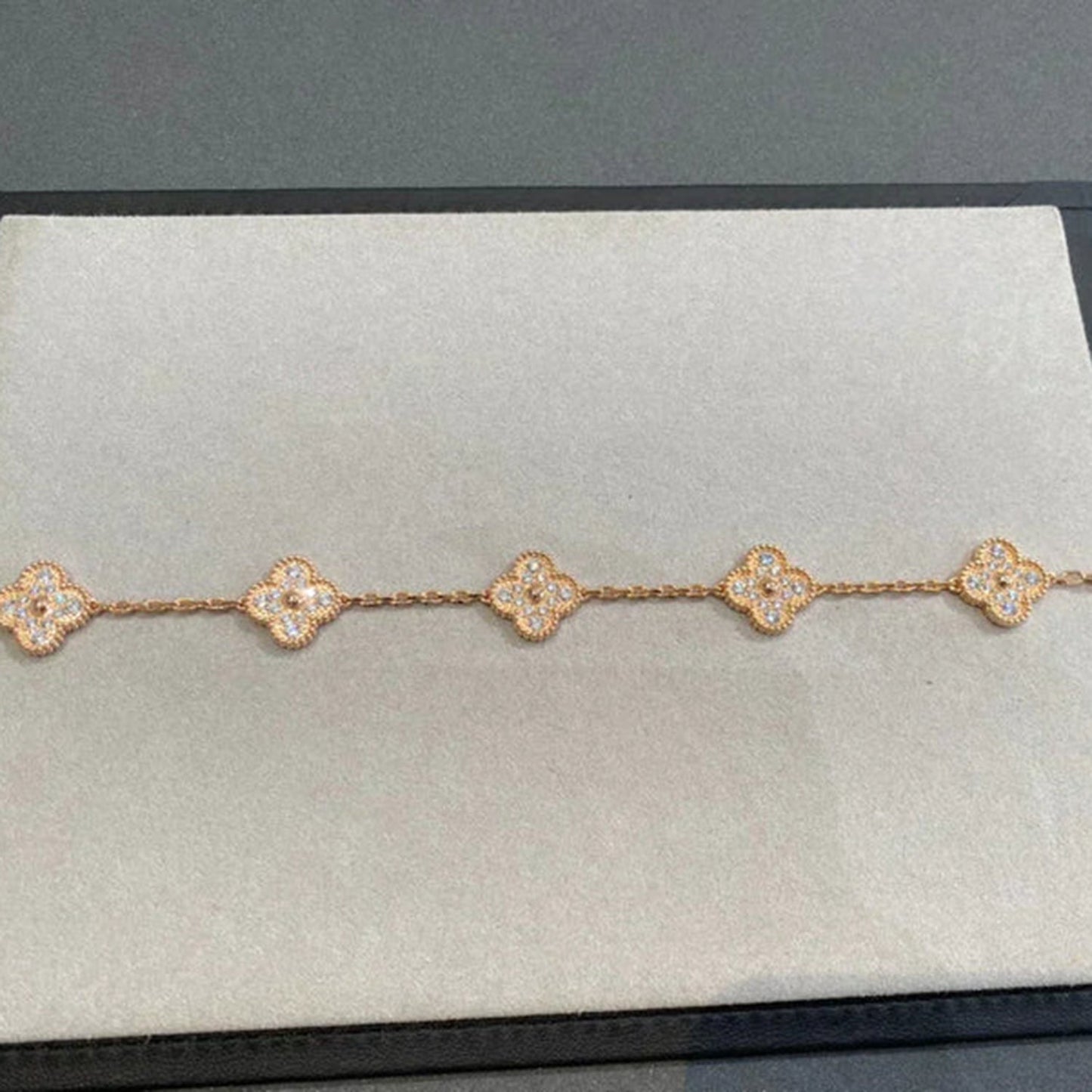 [Kincade Jewelery]Kincade 5 MOTIFS  FULL DIAMOND BRACELET