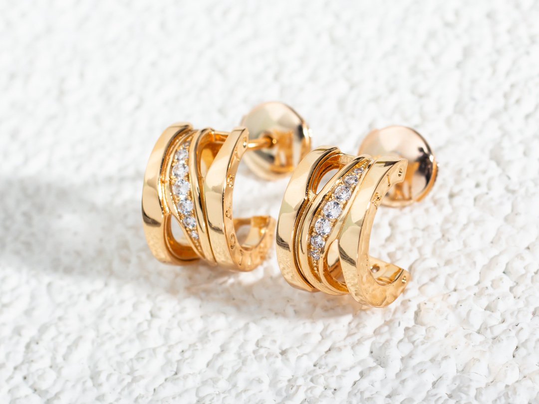 [Kincade Jewelery]ZERO 1 PINK GOLD DIAMONDS EARRINGS