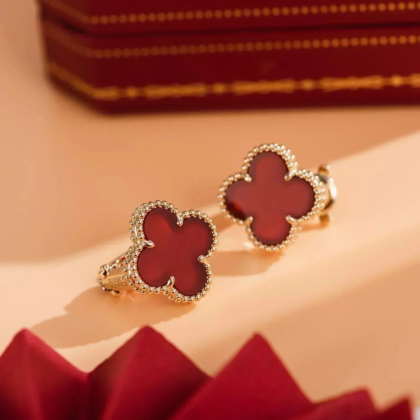 [Kincade Jewelery]Kincade MEDIUM 1 MOTIFS CARNELIAN  EARRINGS