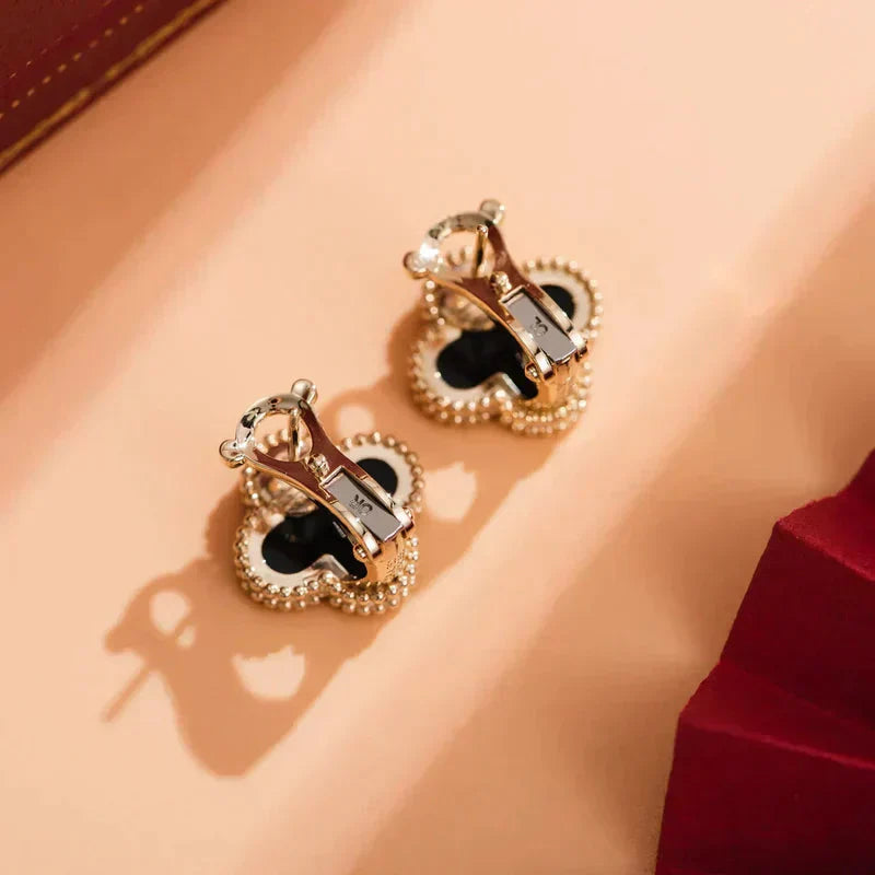 [Kincade Jewelery]Kincade MEDIUM 1 MOTIFS  ONYX STUD EARRINGS