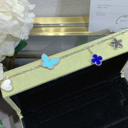 [Kincade Jewelery]LUCKY SPRING SILVER BRACELET 4 MOTIF