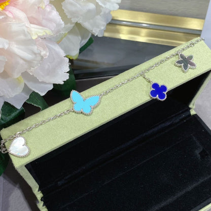 [Kincade Jewelery]LUCKY SPRING SILVER BRACELET 4 MOTIF