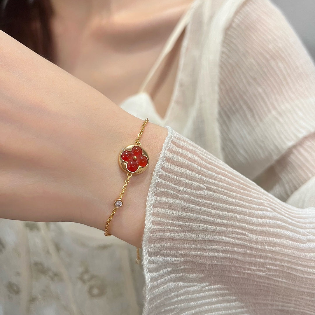 [Kincade Jewelery]SUN PEDANT CARNELIAN BRACELET