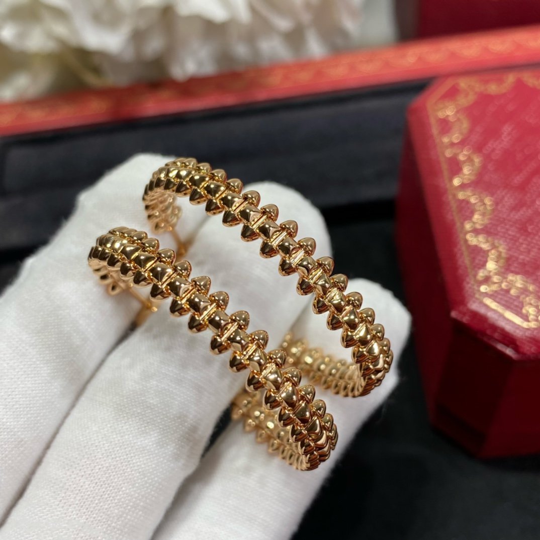 [Kincade Jewelery]CLASH LARGE HOOP EARRINGS