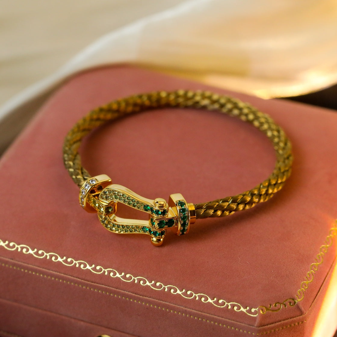 [Kincade Jewelery]FORCE 10 GOLD GREEN DIAMOND PAVED