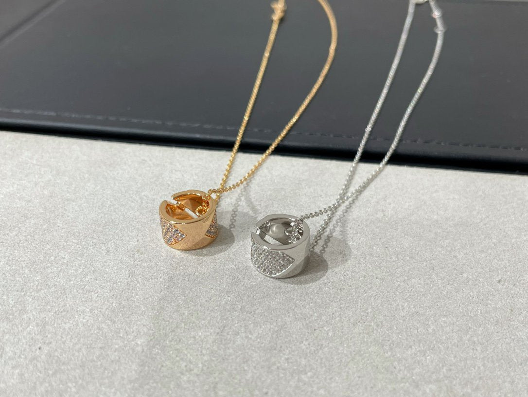 [Kincade Jewelery]LIENS EVIDENCE DIAMOND PAVED NECKLACE