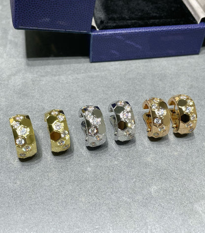 [Kincade Jewelery]BEE LOVE DIAMOND HOOP EARRINGS