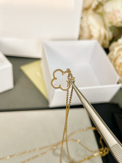 [Kincade Jewelery]Kincade ROCK CRYSTAL ROSE GOLD NECKLACE