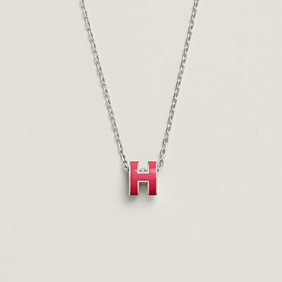 [Kincade Jewelery]H NECKLACE PINK