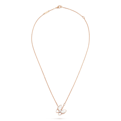 [Kincade Jewelery]BUTTERFLY MOP DIAMOND NECKLACE