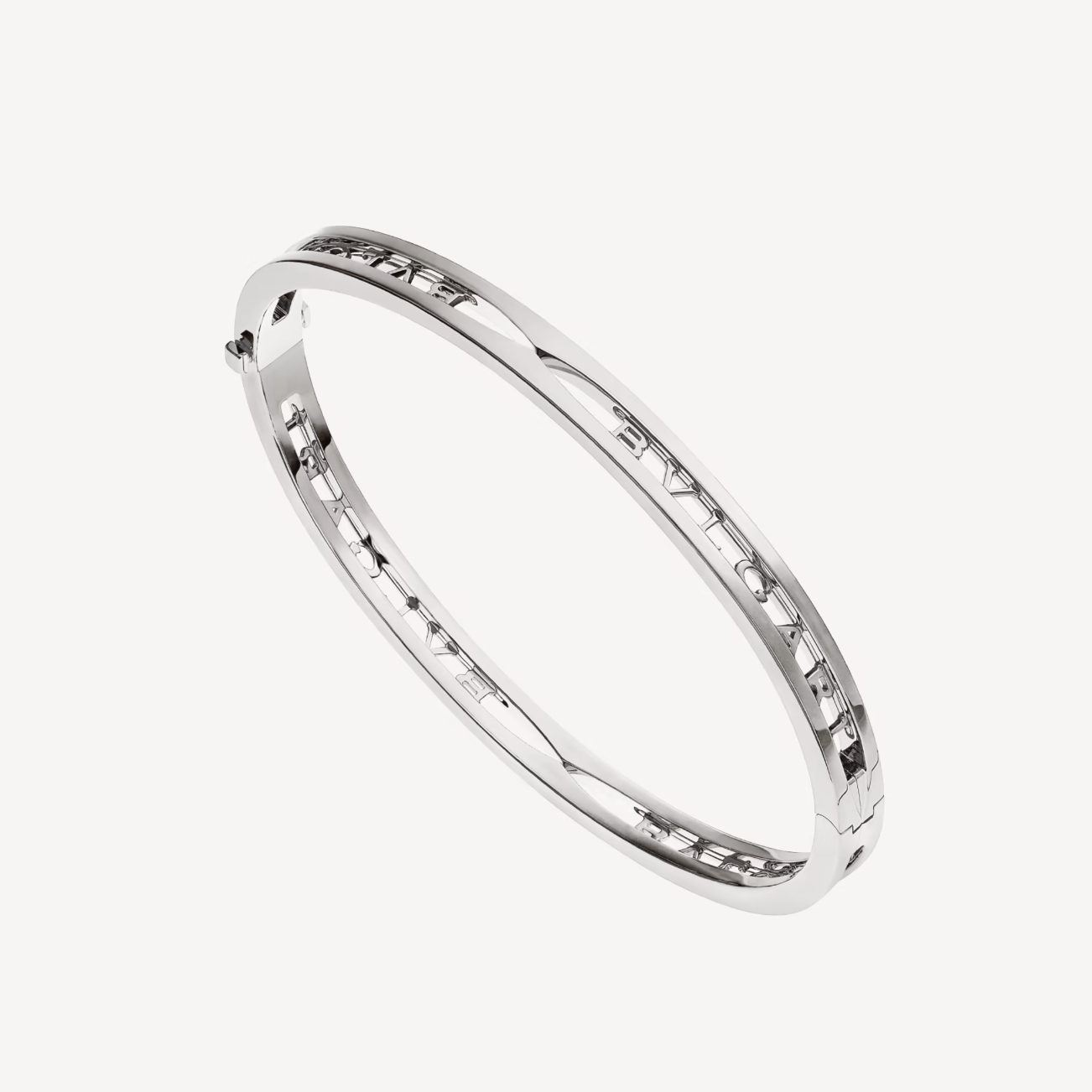 [Kincade Jewelery]ZERO 1 SPIRAL LOGO SILVER BRACELET