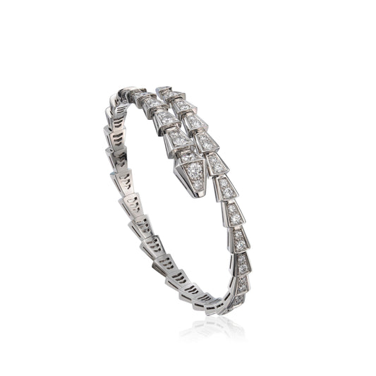 [Kincade Jewelery]SERPENTI BRACELET 6MM SILVER DIAMOND