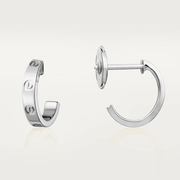 [Kincade Jewelery]LOVE EARRINGS 2.65MM SILVER