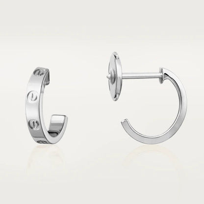 [Kincade Jewelery]LOVE EARRINGS 2.65MM SILVER