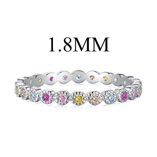 [Kincade Jewelery]Unique Scintillating Round Cut Daily Ring