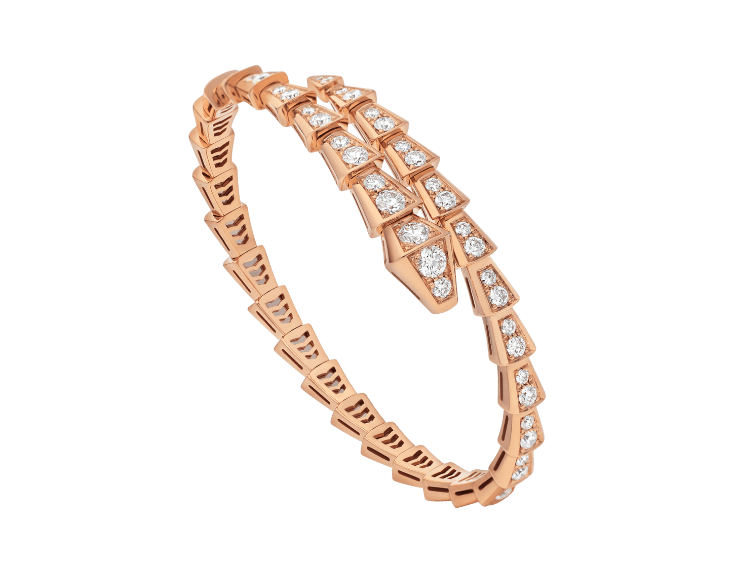 [Kincade Jewelery]SERPENTI BRACELET 6.8MM PINK GOLD DIAMOND