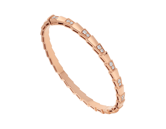 [Kincade Jewelery]SERPENTI SMALL BRACELET PINK GOLD DIAMOND